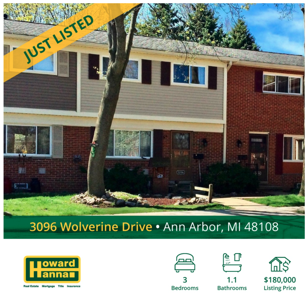Advertisement of Townhouse for Sale